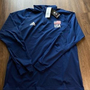 ✨ Adidas 1/4 Zip Up Jacket ✨